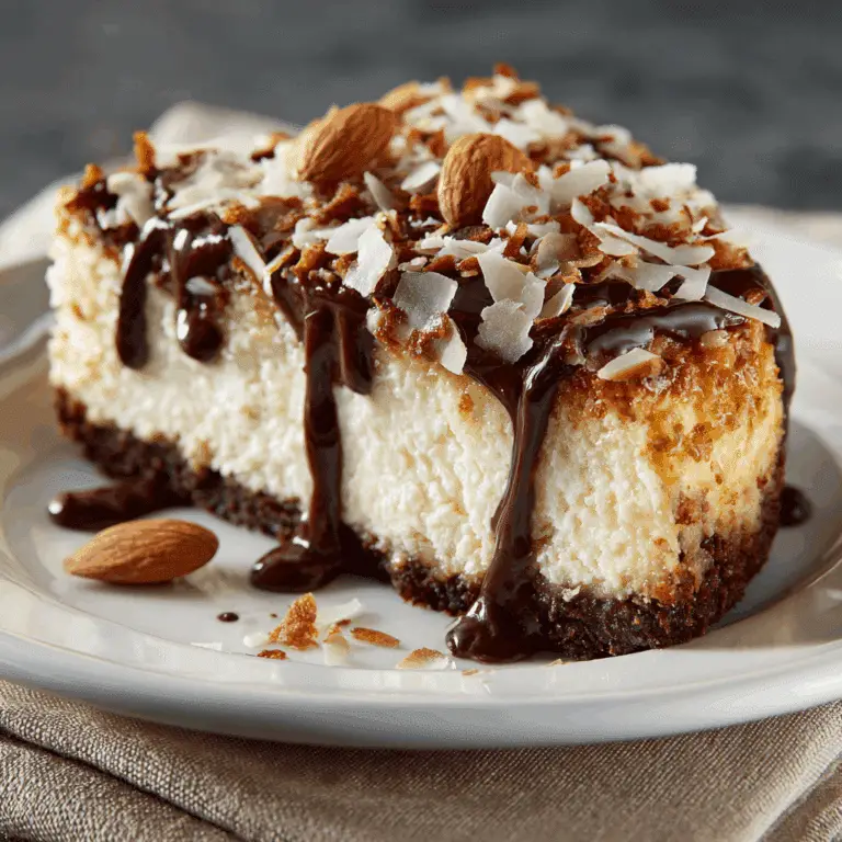 Almond Joy Cheesecake Recipe