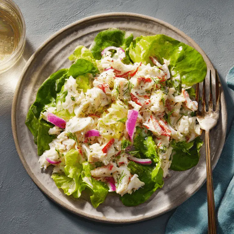 .Creamy Crab Salad