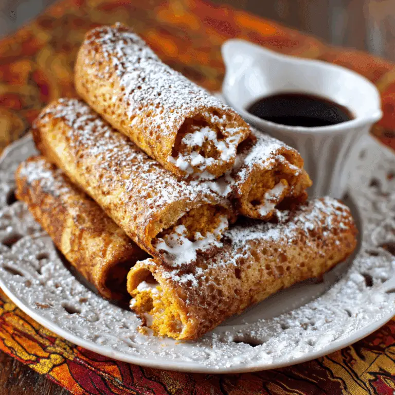 Pumpkin French Toast Rolls