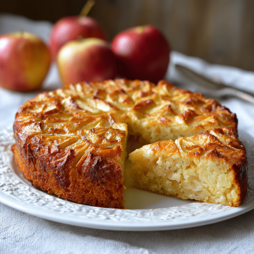 Light and Healthy Apple Cake (Flourless!)