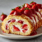 Strawberry Shortcake Cheesecake Rolls