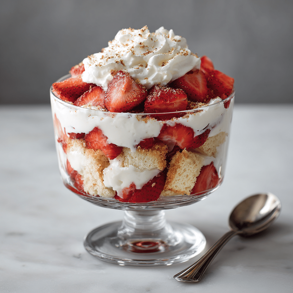 Strawberry Shortcake Trifles