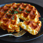 Easy Low Carb Chaffle with Egg and Cheese