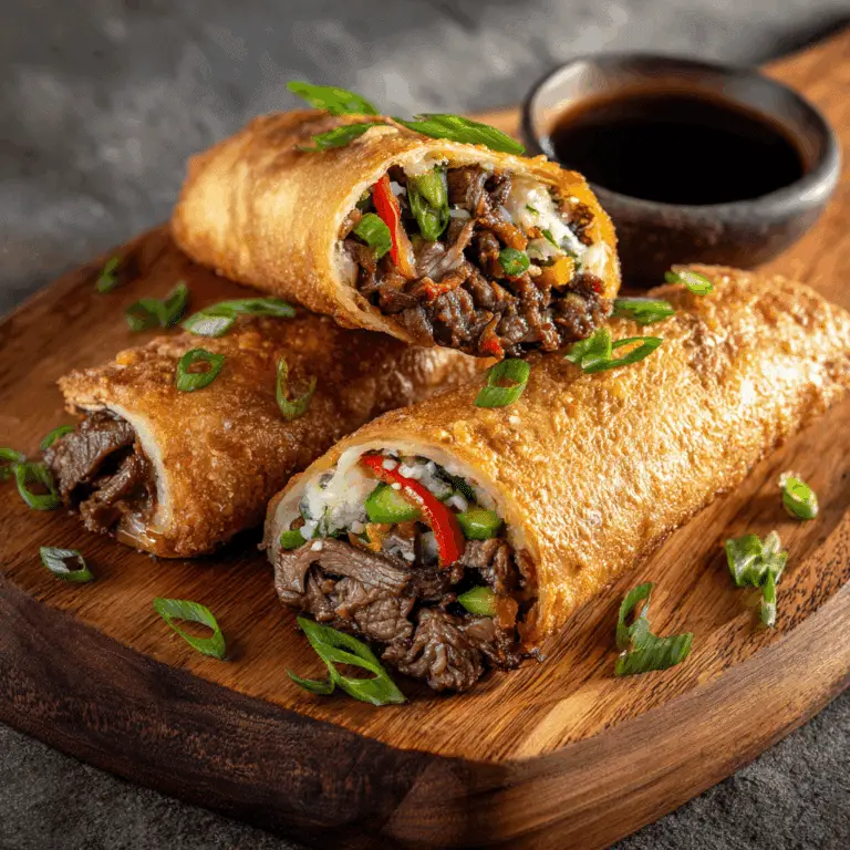 Keto Philly Cheesesteak Rolls