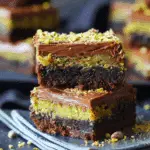 Dubai Pistachio Kunafa Brownies