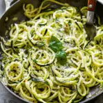 Garlic Parmesan Zucchini Noodles