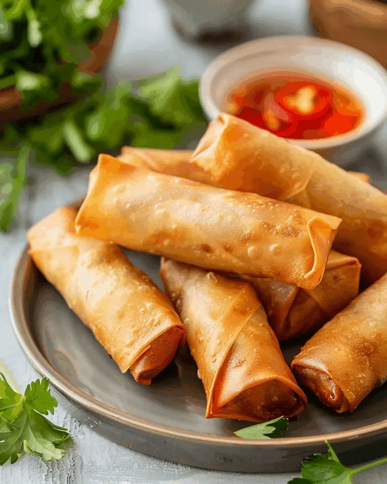 Crispy Air Fryer Spring Rolls Recipe
