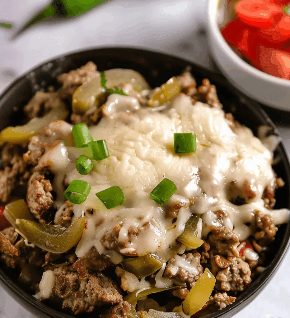 Philly Cheesesteak Bowls