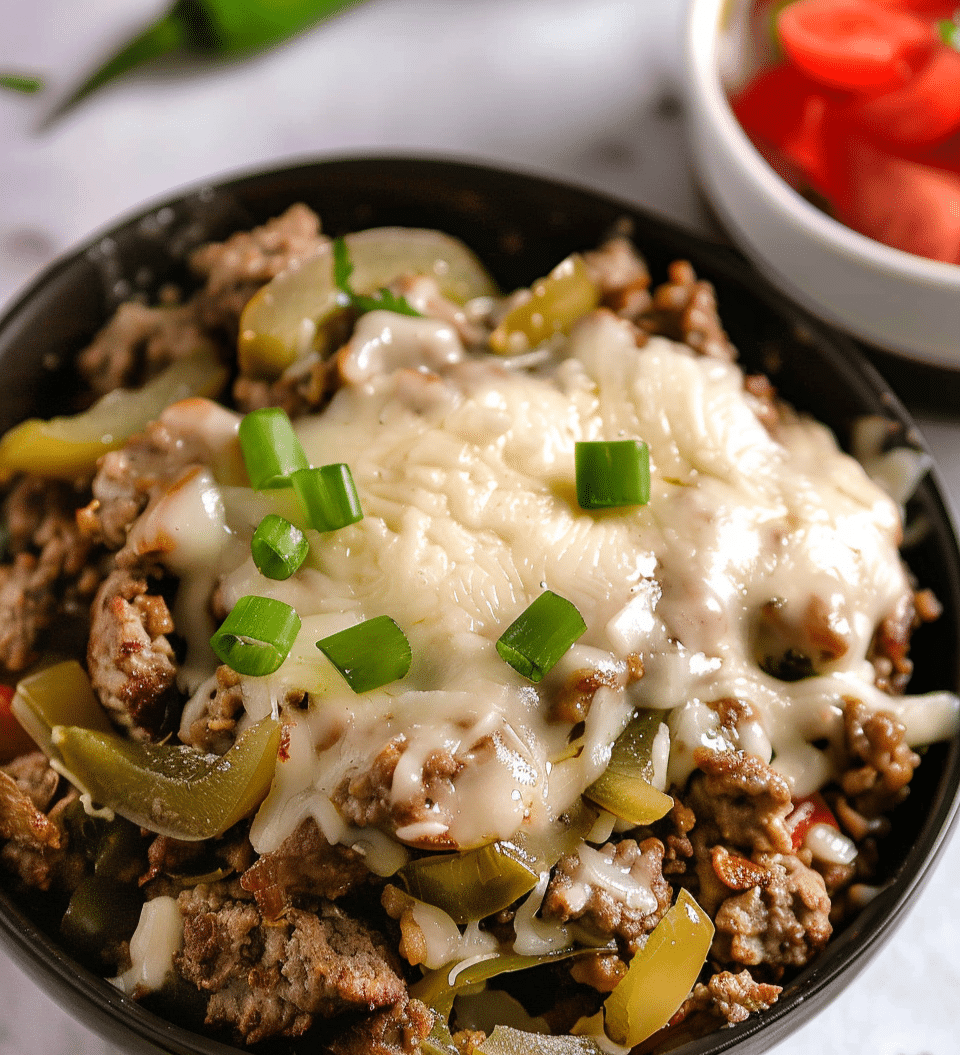 Philly Cheesesteak Bowls