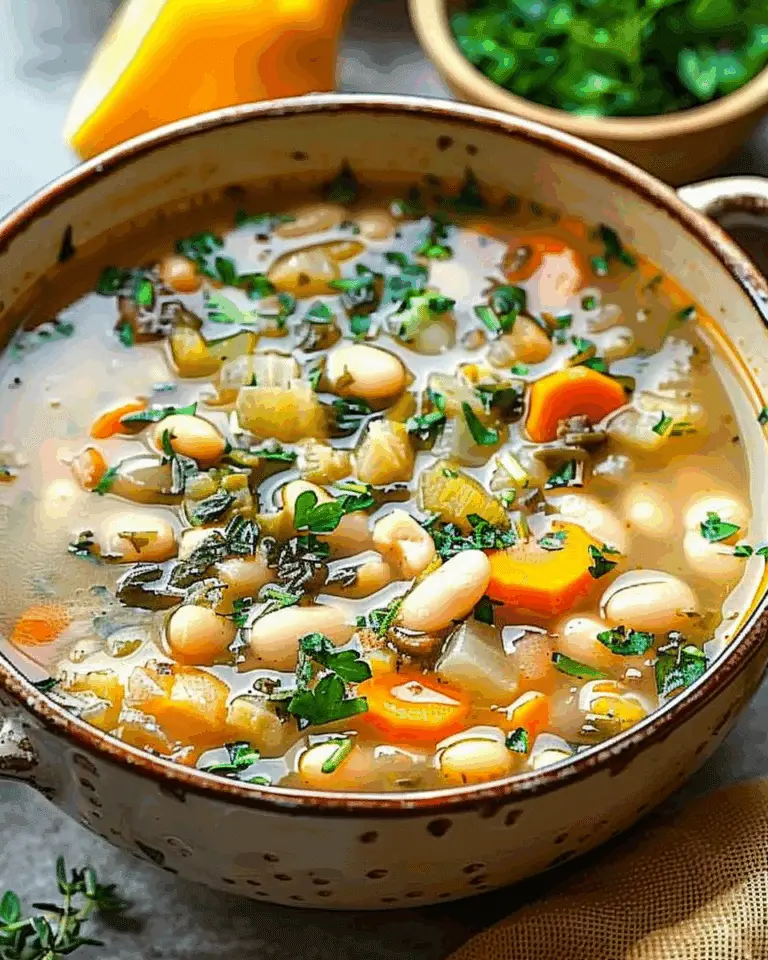 White Bean Soup with Vegetables and Herbs