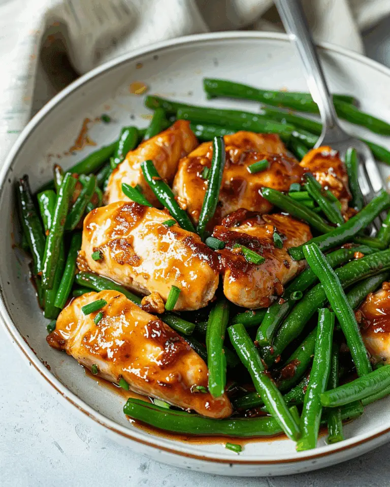 Easy Chicken Breast and Green Beans