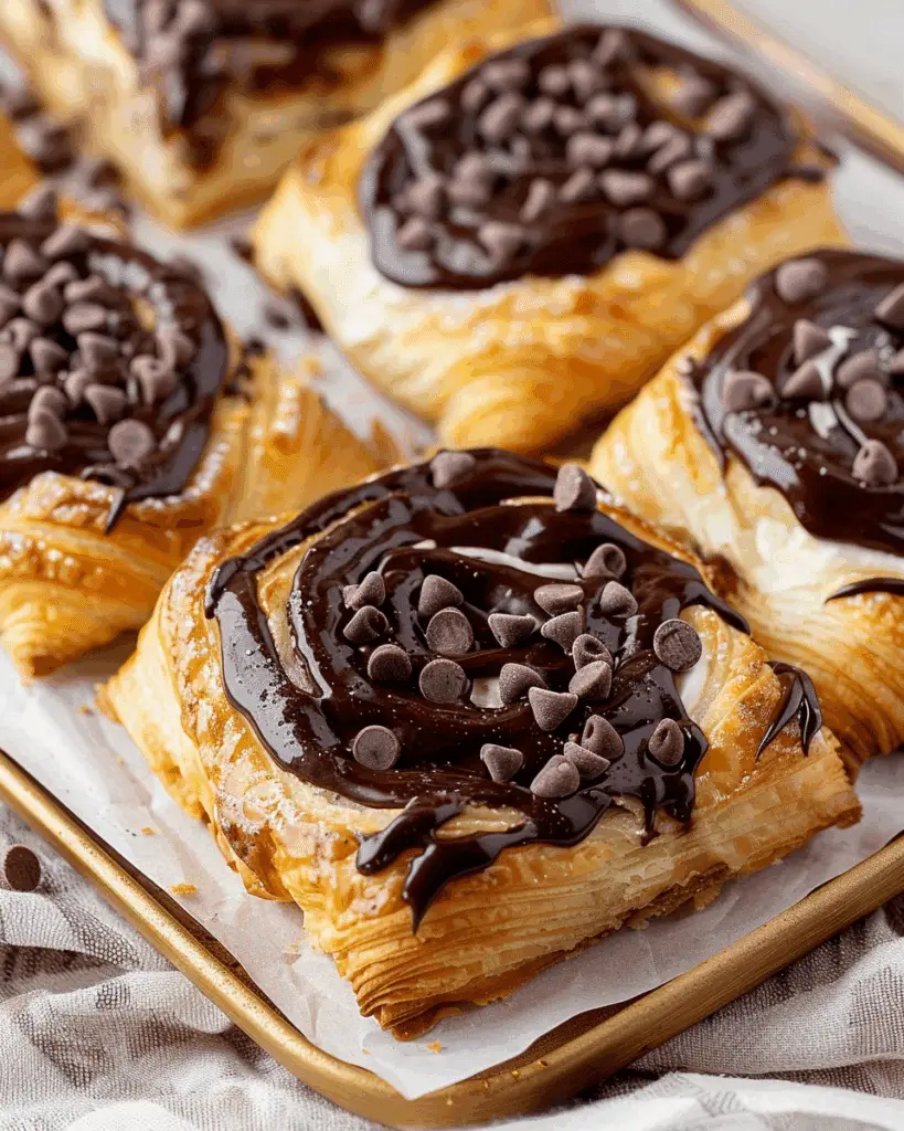 Chocolate Cream Cheese Danish