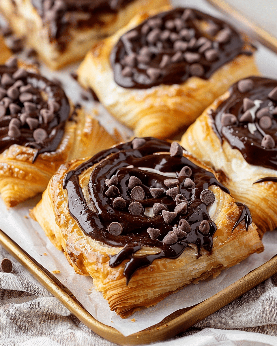 Chocolate Cream Cheese Danish