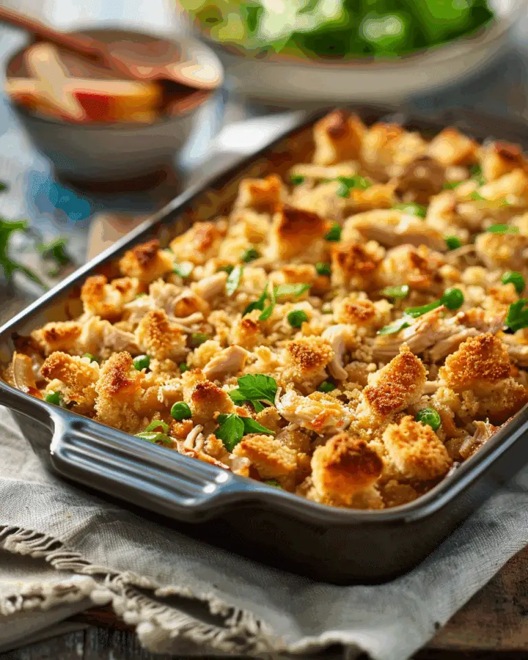 Chicken & Dressing Casserole