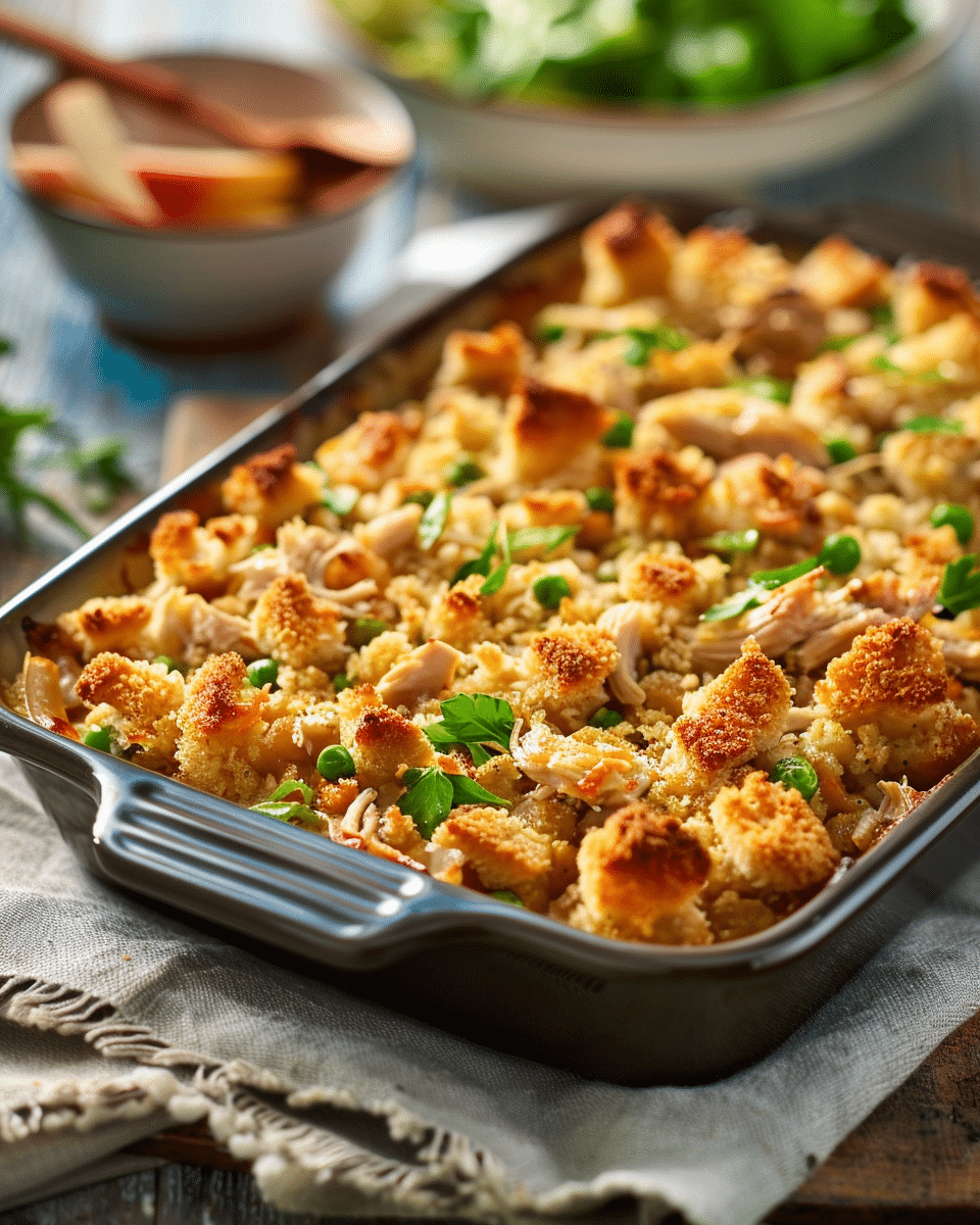 Chicken & Dressing Casserole