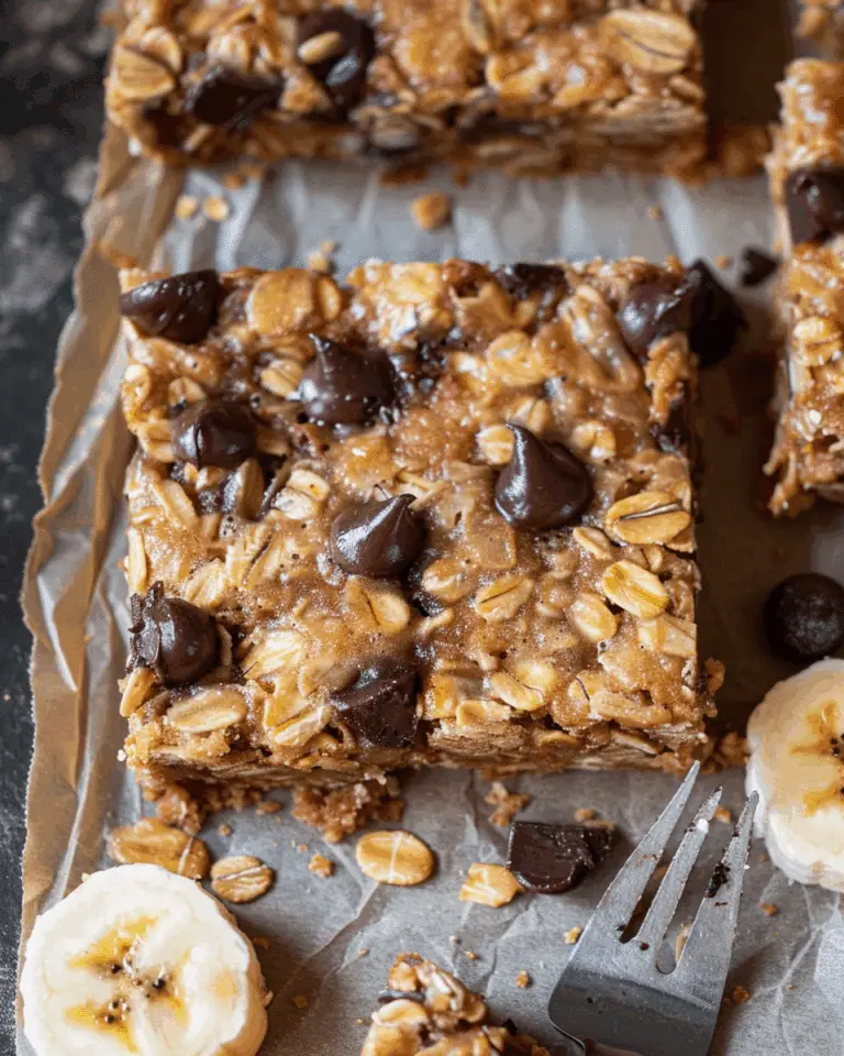 Banana Oatmeal Bars