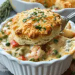 Cheddar Bay Biscuit Seafood Pot Pie