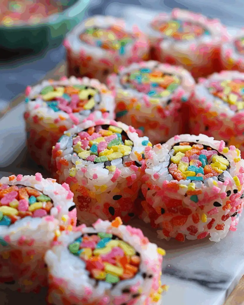 Fruity Pebbles Sushi – A Fun & Colorful Treat!
