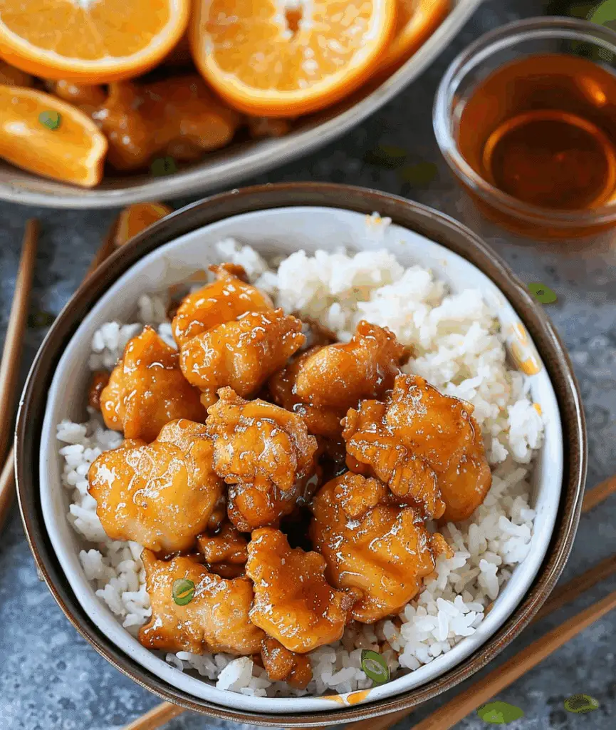 3-Ingredient Orange Chicken