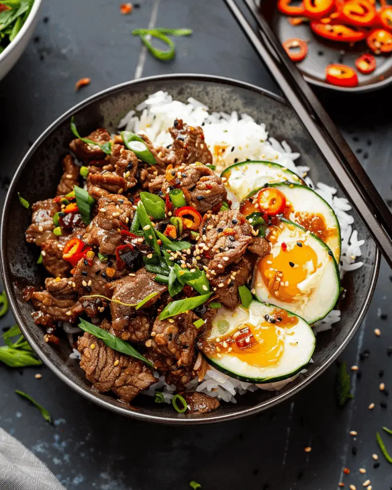 High-Protein Korean Beef Bowls
