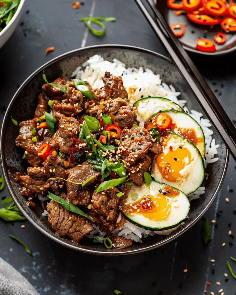 High-Protein Korean Beef Bowls