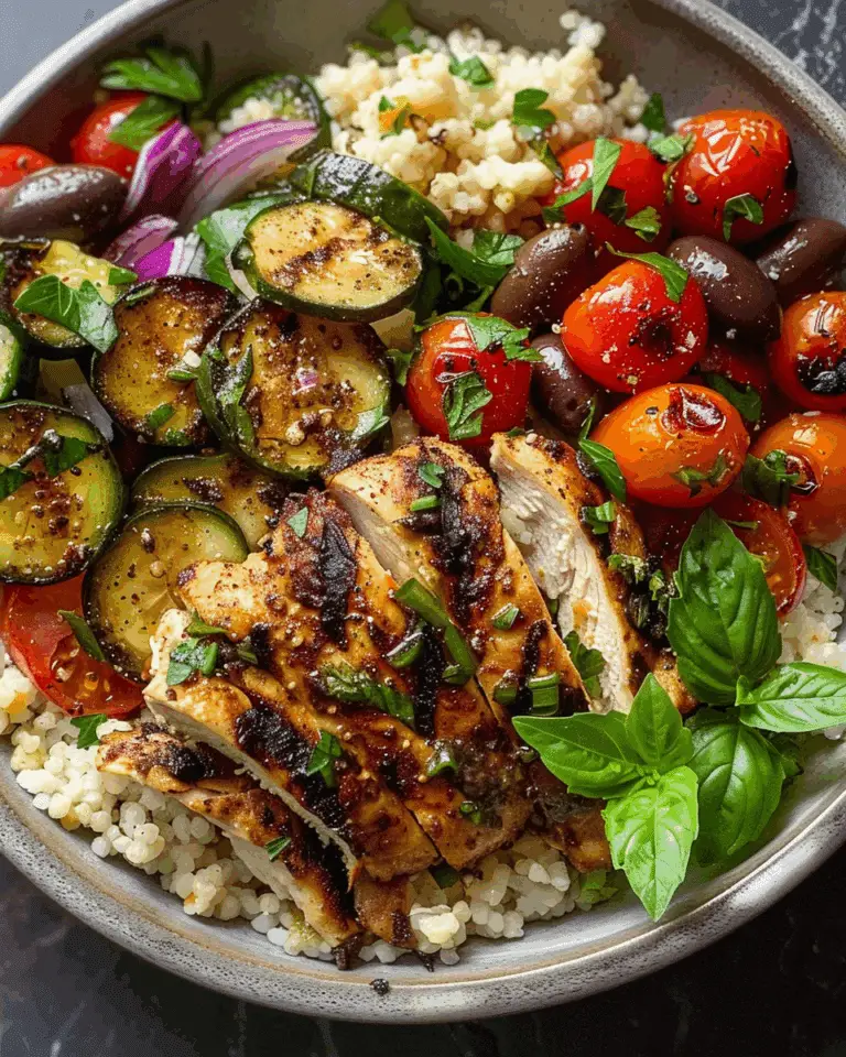 Mediterranean Chicken Bowl