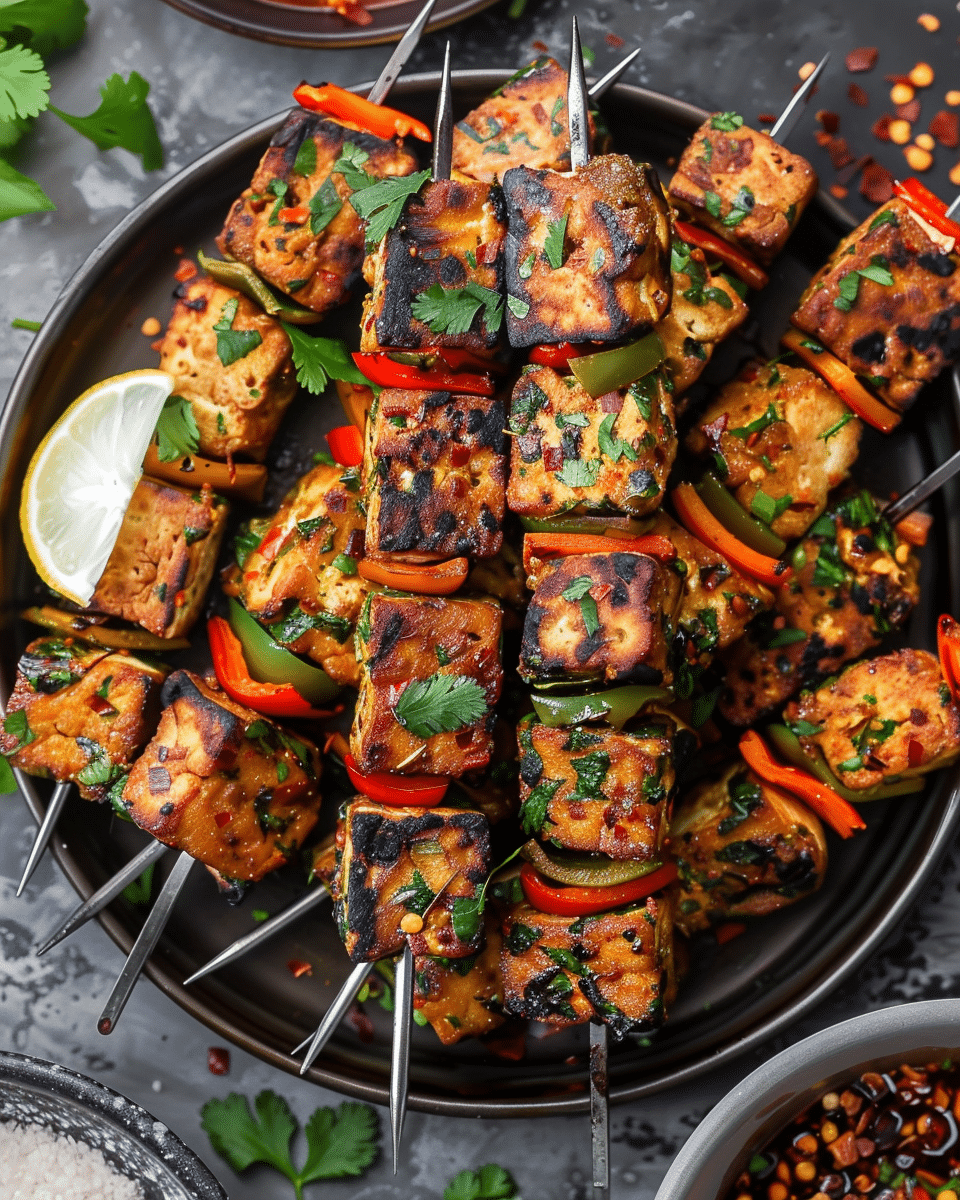 Middle Eastern Tofu Kebabs