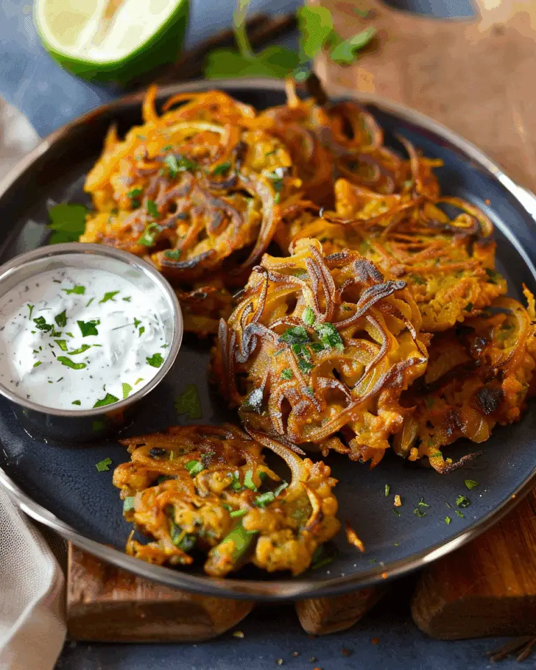 Indian Onion Bhaji (Healthy Recipe)
