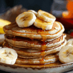 3 Ingredient Banana Oatmeal Pancakes