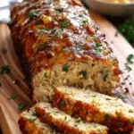 Melt-in-Your-Mouth Garlic Parmesan Chicken Meatloaf