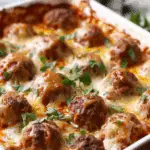 Dump and Bake Meatball Casserole