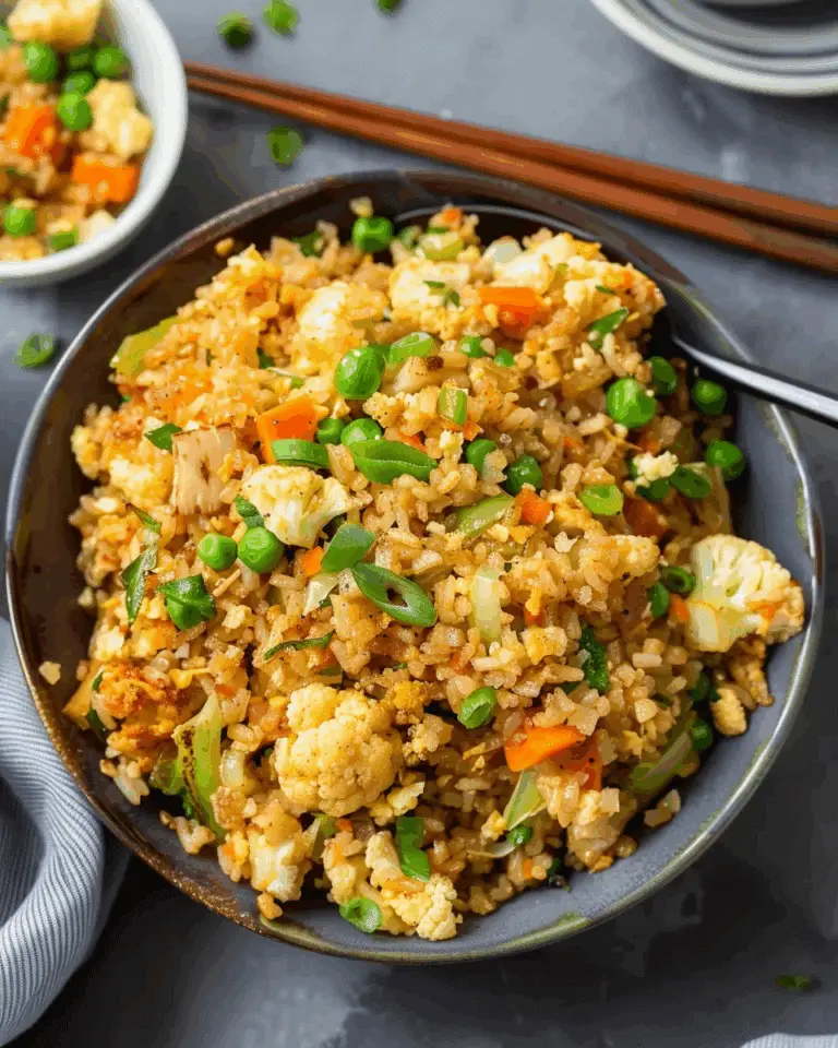 The Best Cauliflower Fried Rice