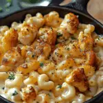 Creamy Honey Pepper Chicken Mac and Cheese Recipe