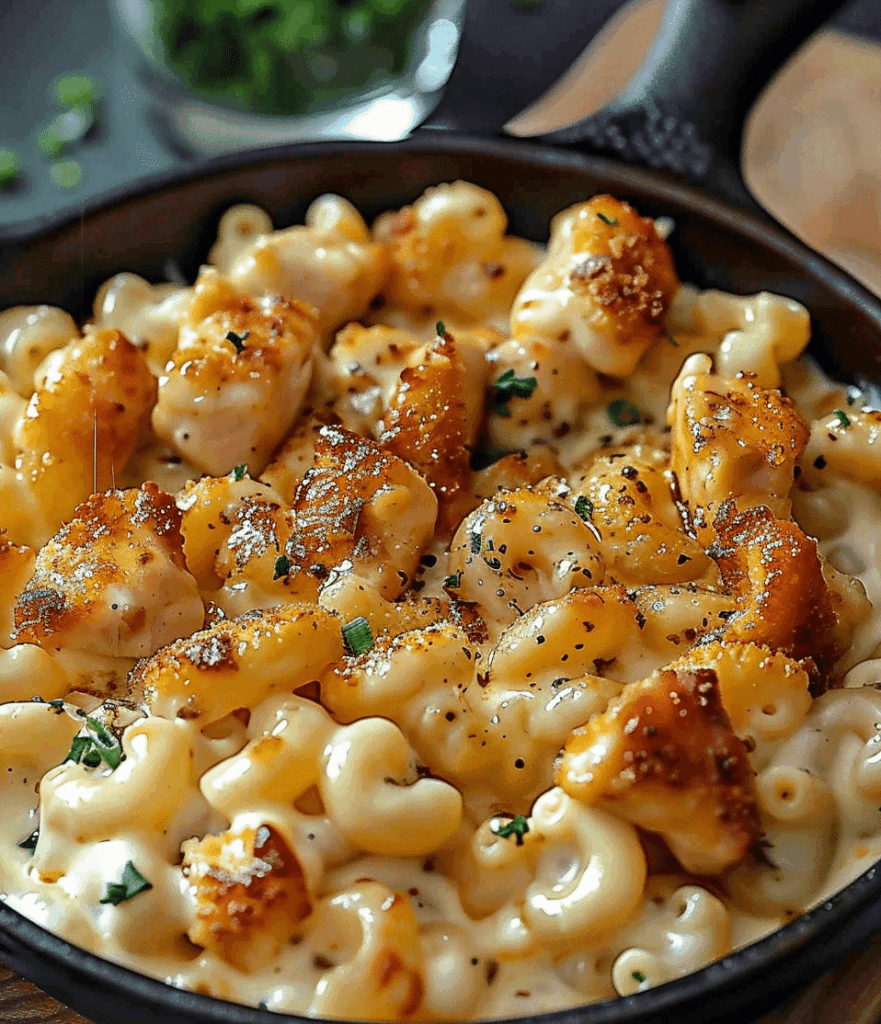 Creamy Honey Pepper Chicken Mac and Cheese Recipe