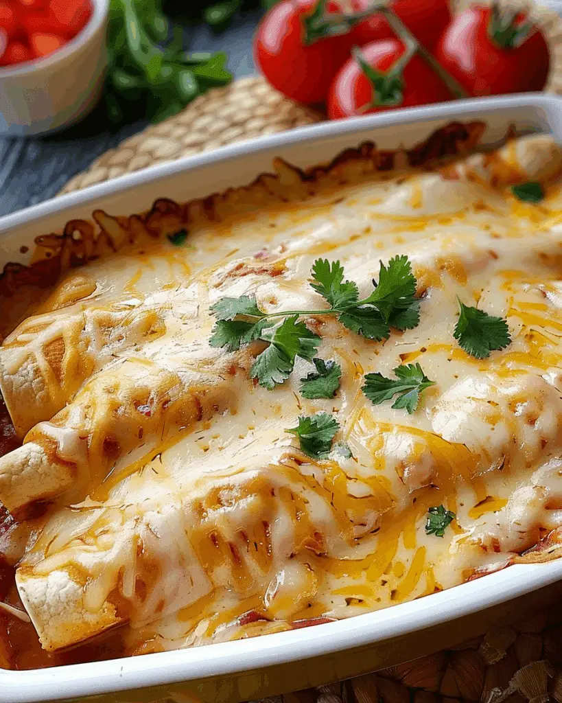 Creamy Dreamy Chicken Enchiladas
