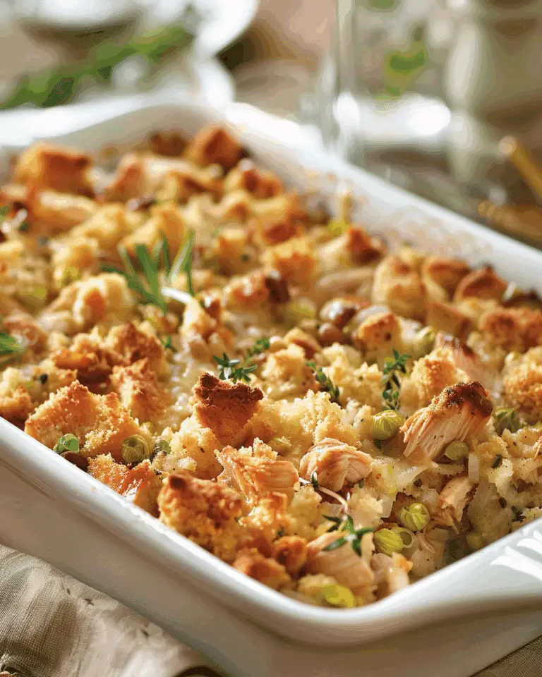Chicken and Stuffing Casserole