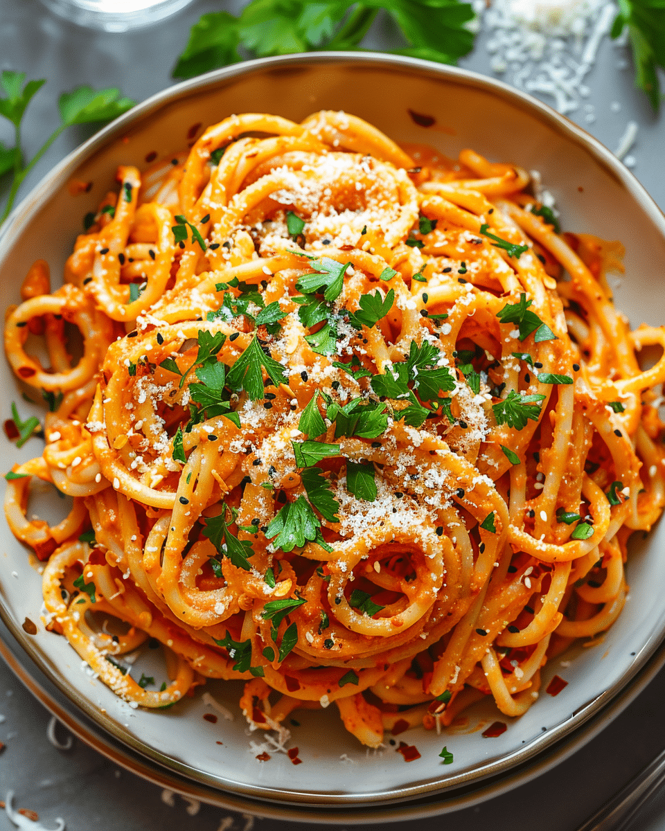 Creamy Gochujang Pasta