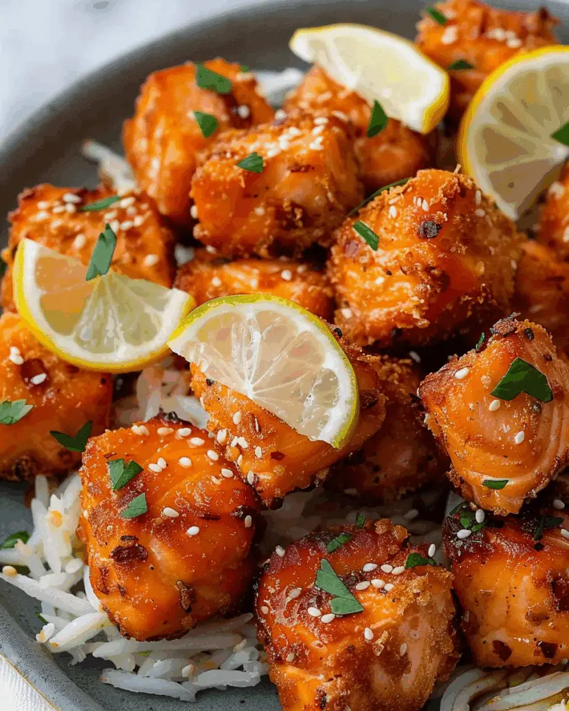 Air Fryer Salmon Bites Recipe