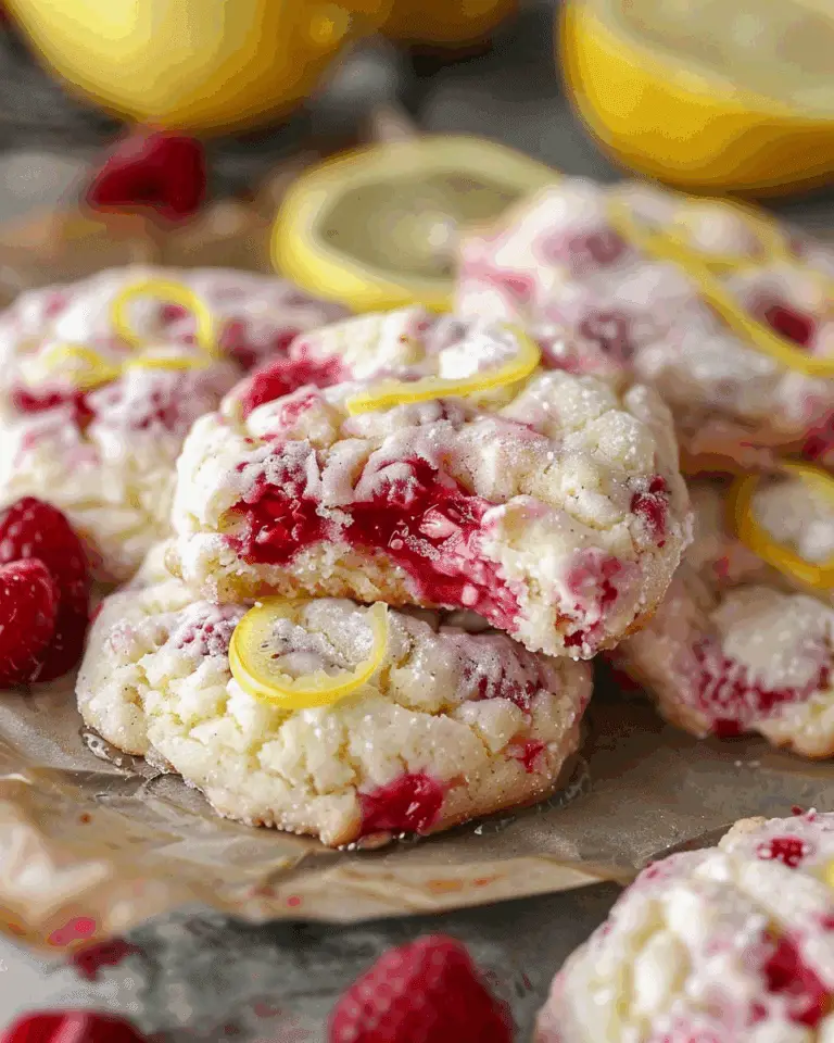 Lemon Raspberry Cookies