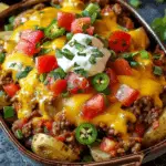 Cheesy Taco Potatoes