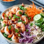 Easy Shrimp Poke Bowl Recipe with Spicy Sriracha Sauce