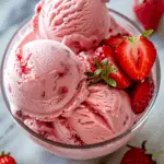 Strawberry Greek Frozen Yogurt