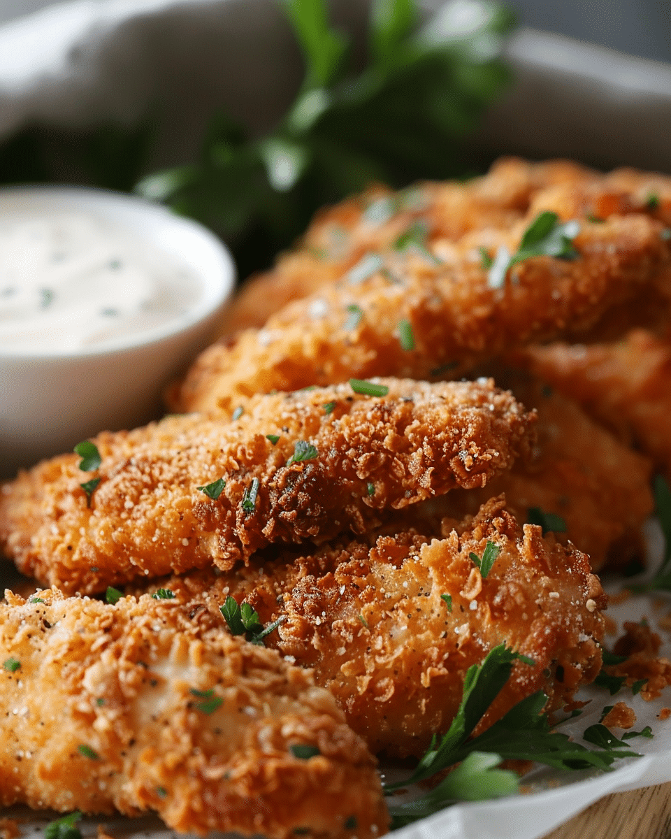 Crispy Baked Chicken Tenders