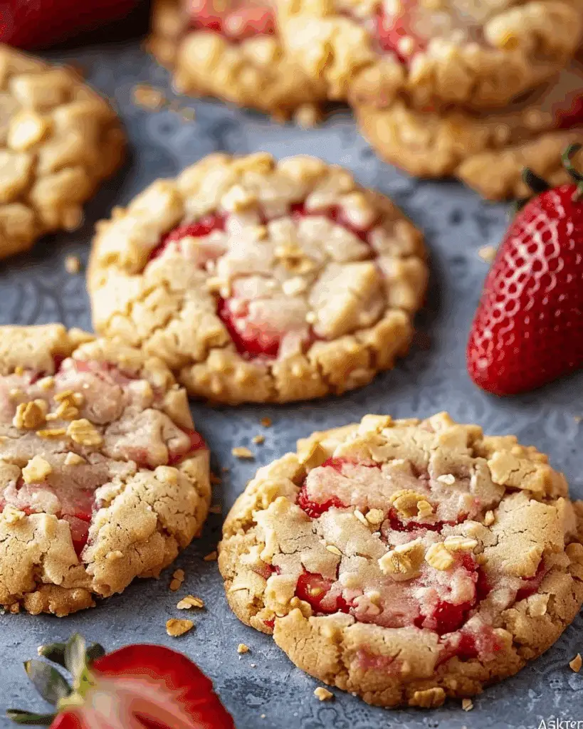 Strawberry Crunch Cookies