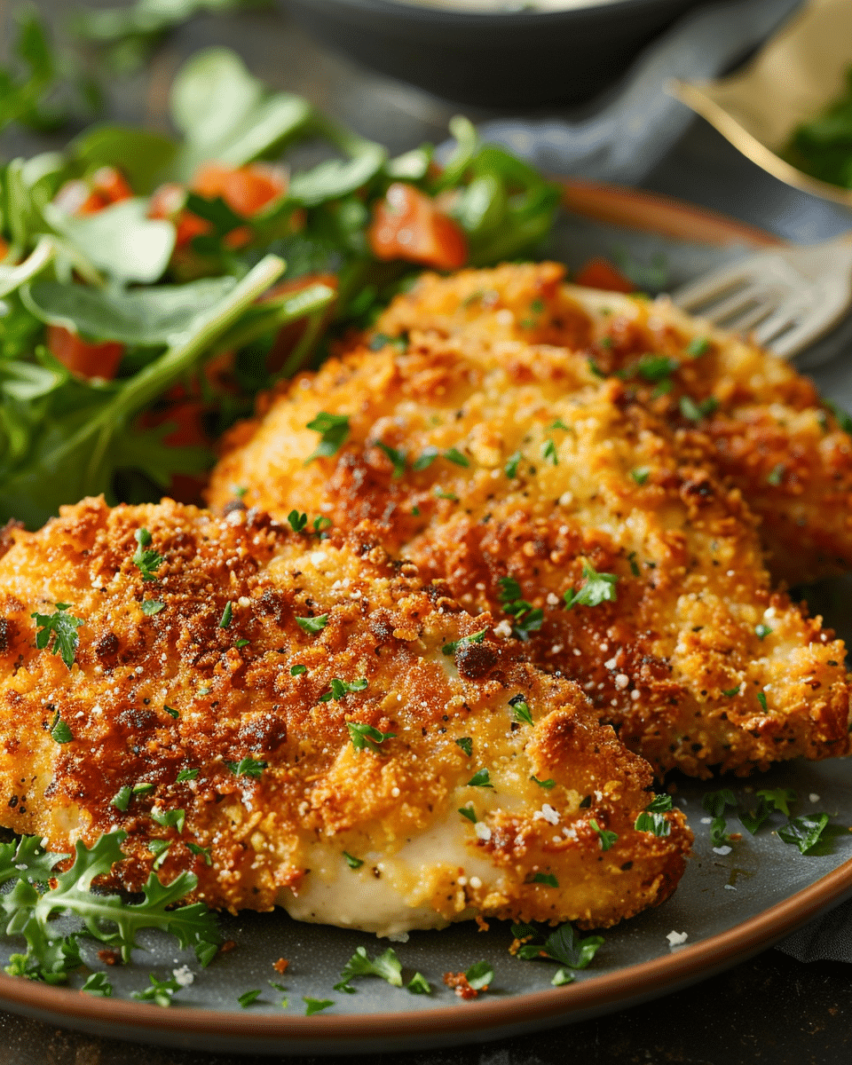 Longhorn Parmesan Crusted Chicken