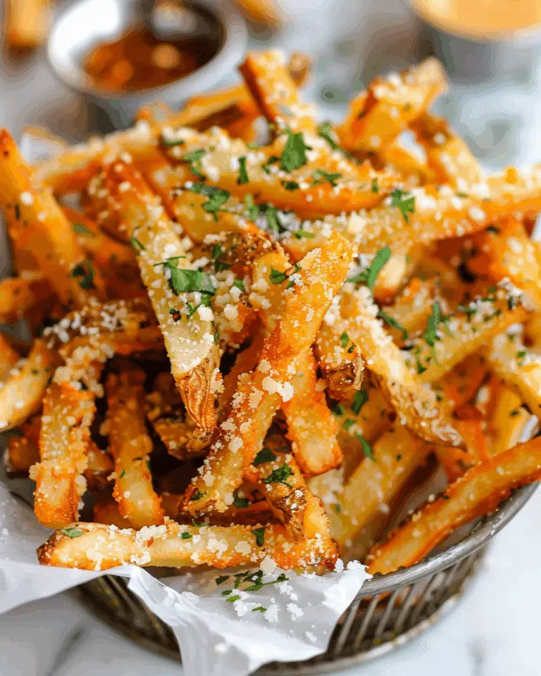 Crispy Garlic Parmesan Fries Recipe: The Ultimate Flavor-Packed Snack
