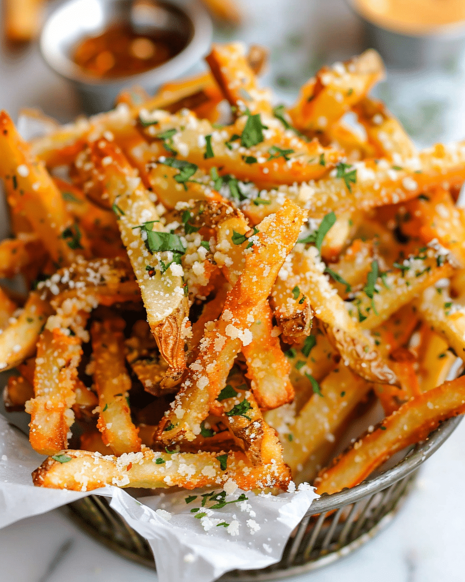 Crispy Garlic Parmesan Fries Recipe: The Ultimate Flavor-Packed Snack