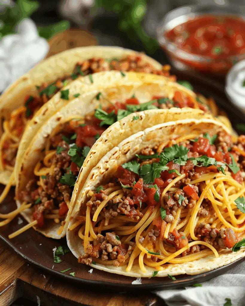 Spaghetti Tacos