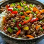 Beef Pepper Rice Bowl