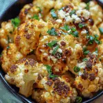 Sweet and Spicy Baked Cauliflower